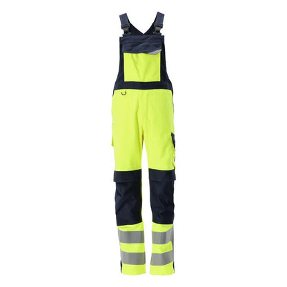 MASCOT® Davos Multisafe Dungarees, hi-vis keltainen/musta-sininen