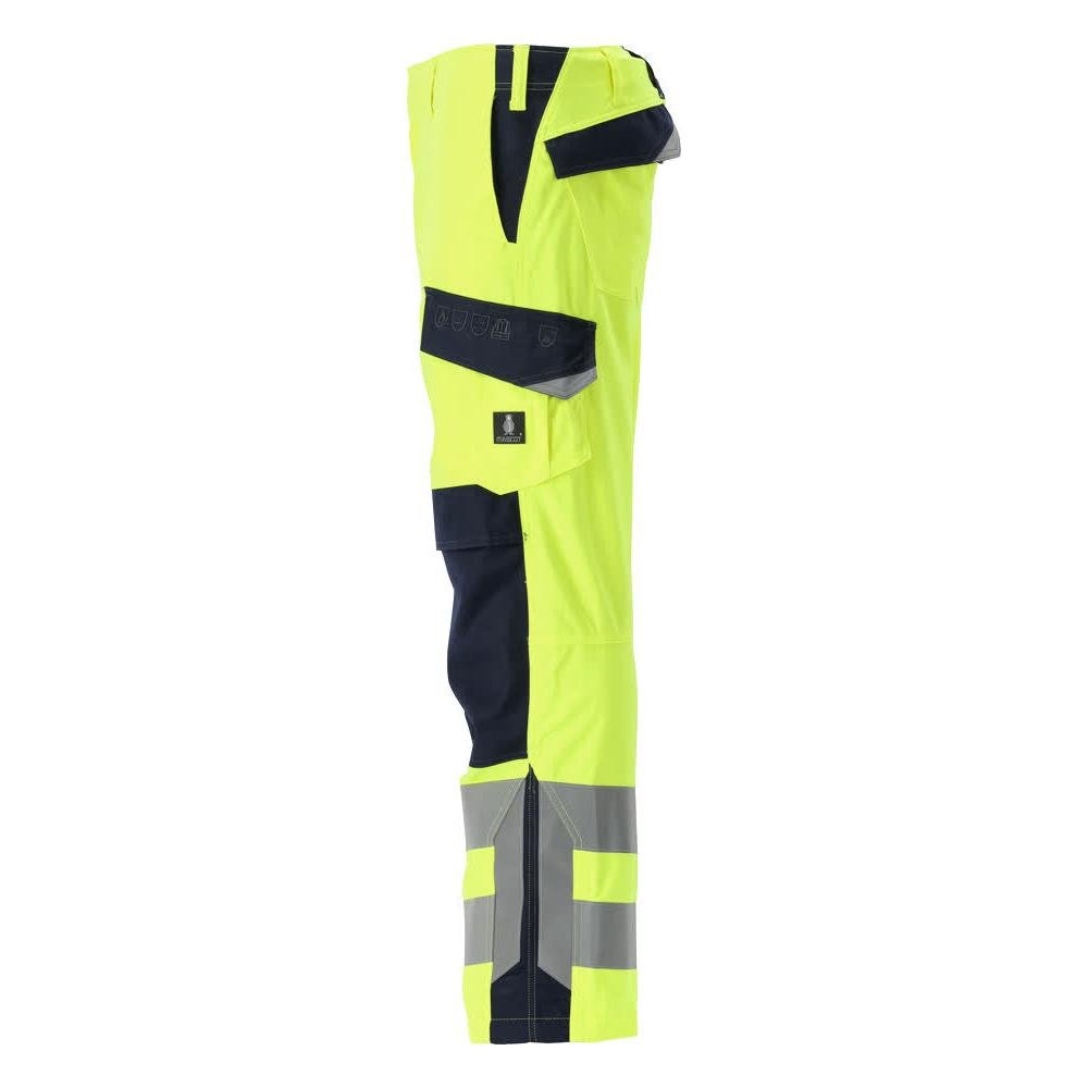 MASCOT® Arbon housut Multisafe, hi-vis keltainen/musta-sininen