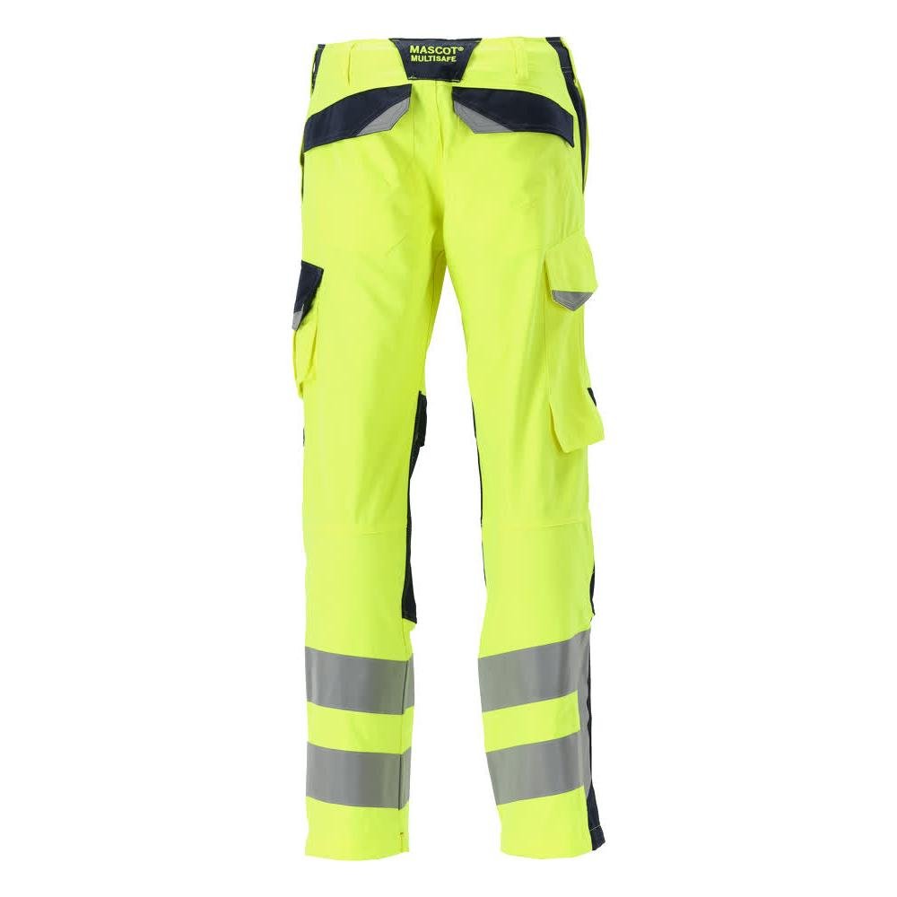 MASCOT® Arbon housut Multisafe, hi-vis keltainen/musta-sininen