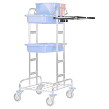 VERMOP-teline 120 L, sivu, ruostumaton teräs, 51 x 33 x 7 cm