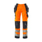MASCOT® Wigan käsityöhousut, hi-vis oranssi/musta-sininen