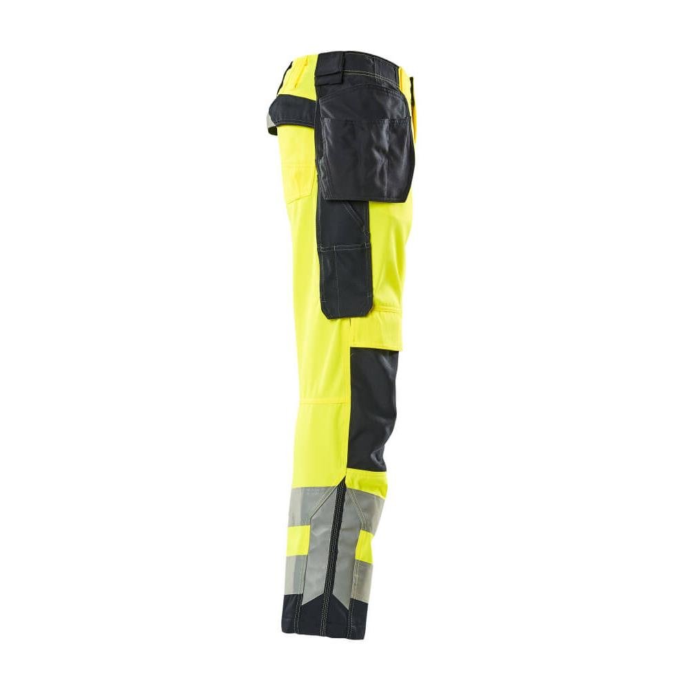 MASCOT® Wigan käsityöhousut, hi-vis keltainen/musta-sininen