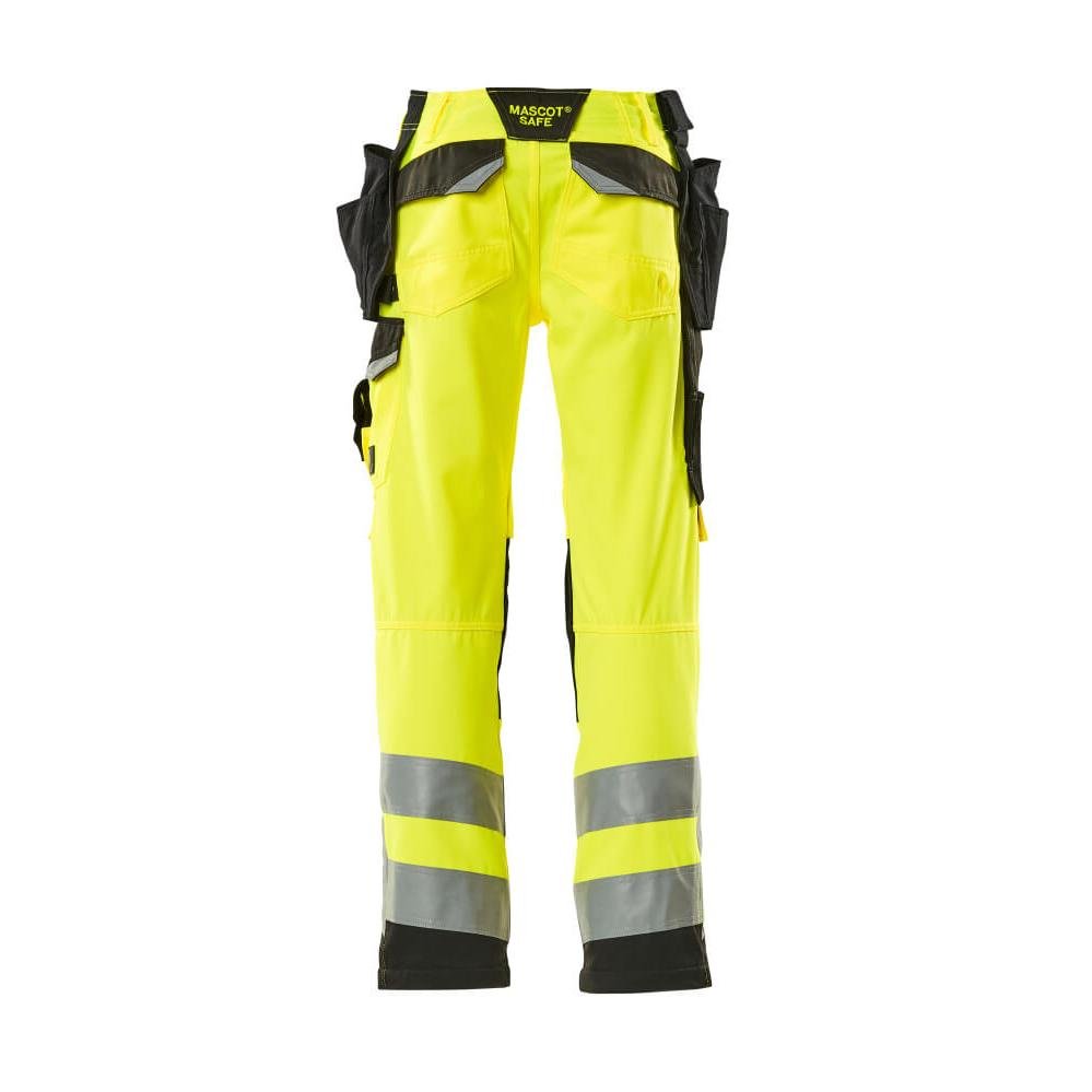 MASCOT® Wigan käsityöhousut, hi-vis keltainen/musta