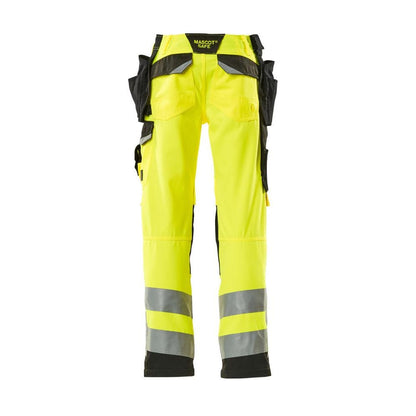 MASCOT® Wigan käsityöhousut, hi-vis keltainen/musta