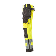 MASCOT® Wigan käsityöhousut, hi-vis keltainen/tumma antrasiitti