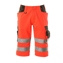 MASCOT® Luton kolmineljänneshousut, hi-vis punainen/tumma antrasiitti