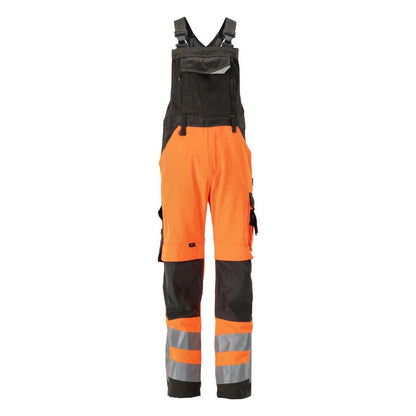 MASCOT® Newcastle Dungarees, hi-vis oranssi/tumma antrasiitti