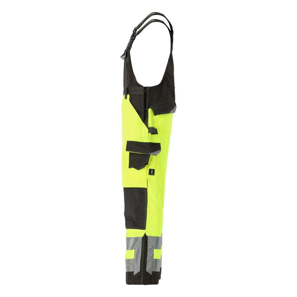 MASCOT® Newcastle Dungarees, hi-vis keltainen/tumma antrasiitti