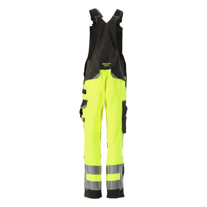 MASCOT® Newcastle Dungarees, hi-vis keltainen/tumma antrasiitti