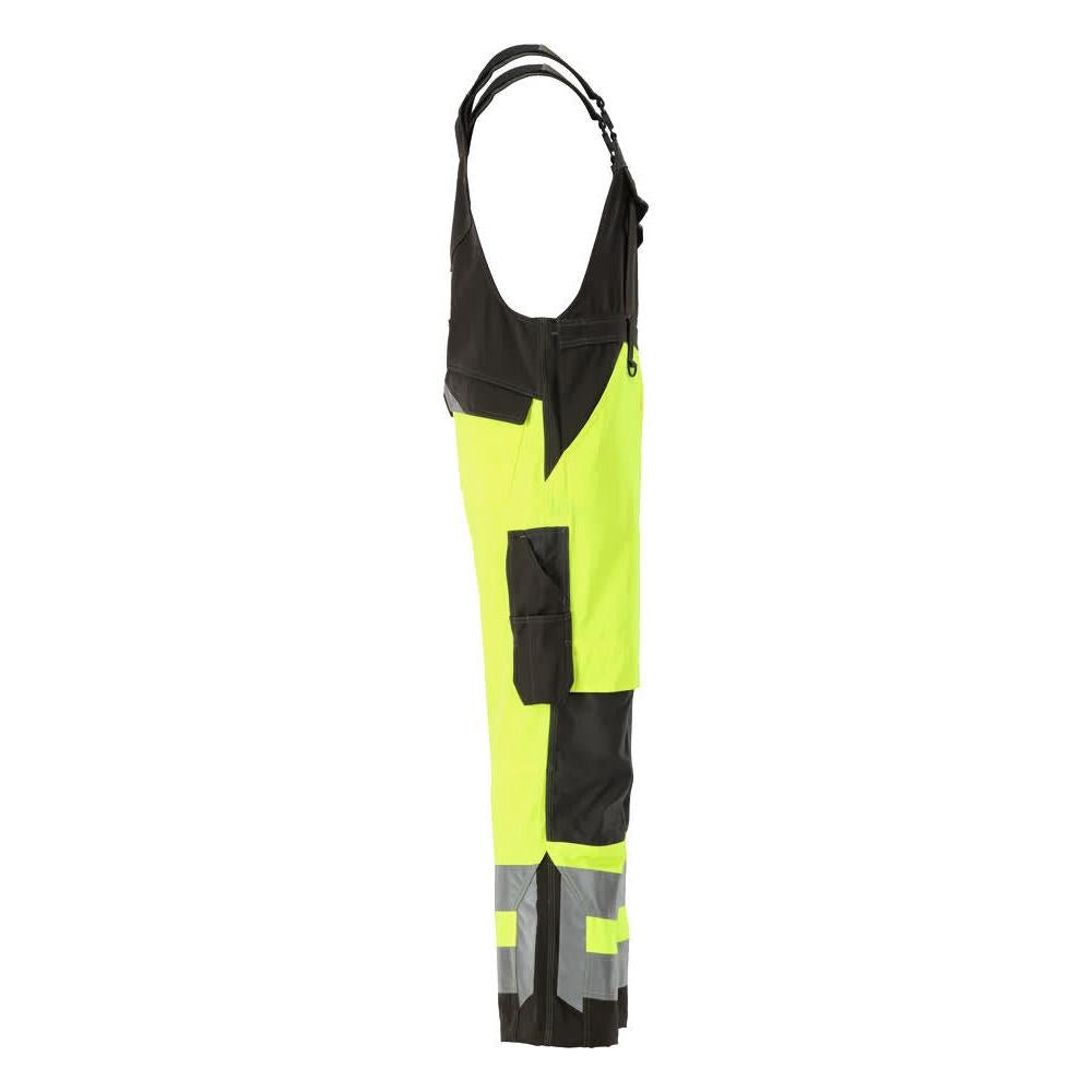 MASCOT® Newcastle Dungarees, hi-vis keltainen/tumma antrasiitti