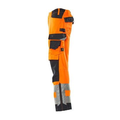 MASCOT® Kendal -housut, hi-vis oranssi/musta-sininen