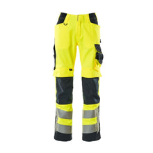 MASCOT® Kendal -housut, hi-vis keltainen/musta-sininen