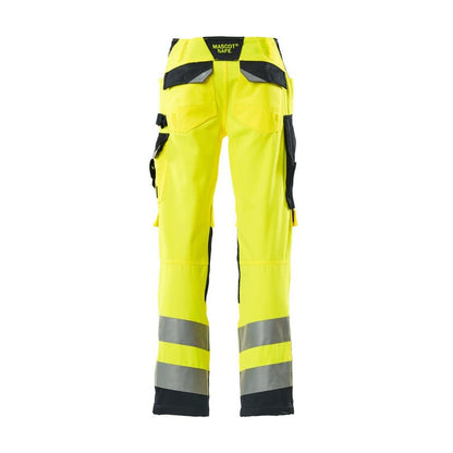 MASCOT® Kendal -housut, hi-vis keltainen/musta-sininen