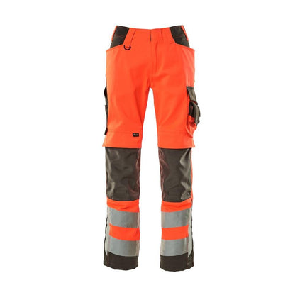 MASCOT® Kendal -housut, hi-vis-punainen/tumma antrasiitti