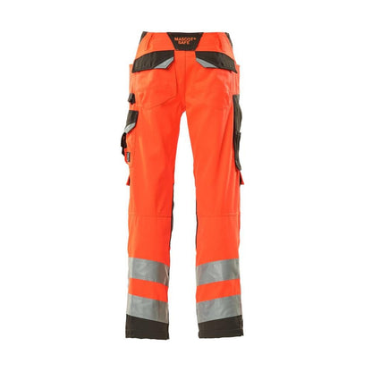 MASCOT® Kendal -housut, hi-vis-punainen/tumma antrasiitti