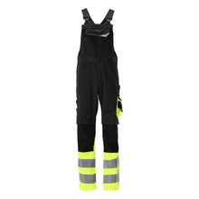 MASCOT® Sunderland Dungarees, musta/hi-vis keltainen