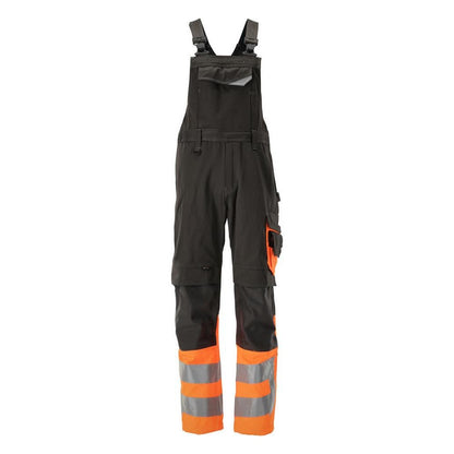 MASCOT® Sunderland Dungarees, tumma antrasiitti/hi-vis oranssi