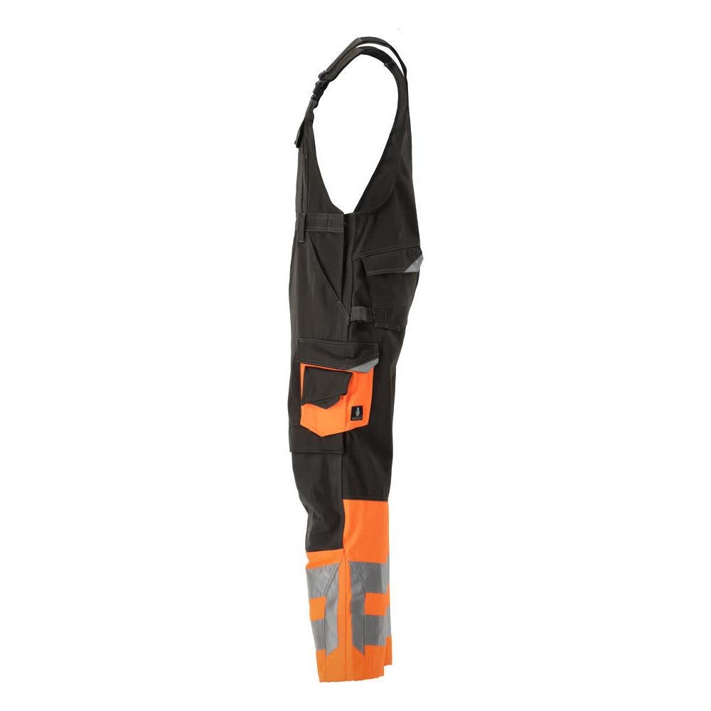 MASCOT® Sunderland Dungarees, tumma antrasiitti/hi-vis oranssi