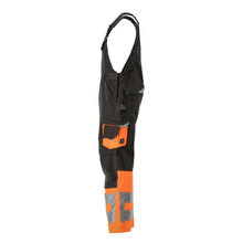 MASCOT® Sunderland Dungarees, tumma antrasiitti/hi-vis oranssi