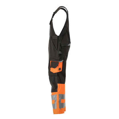 MASCOT® Sunderland Dungarees, tumma antrasiitti/hi-vis oranssi