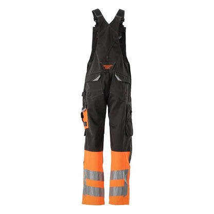 MASCOT® Sunderland Dungarees, tumma antrasiitti/hi-vis oranssi