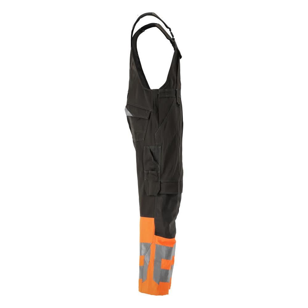 MASCOT® Sunderland Dungarees, tumma antrasiitti/hi-vis oranssi
