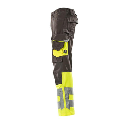 MASCOT® Leeds -housut, tumma antrasiitin/hi-vis keltainen