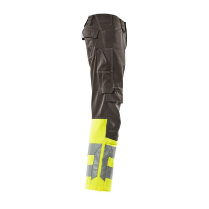 MASCOT® Leeds -housut, tumma antrasiitin/hi-vis keltainen
