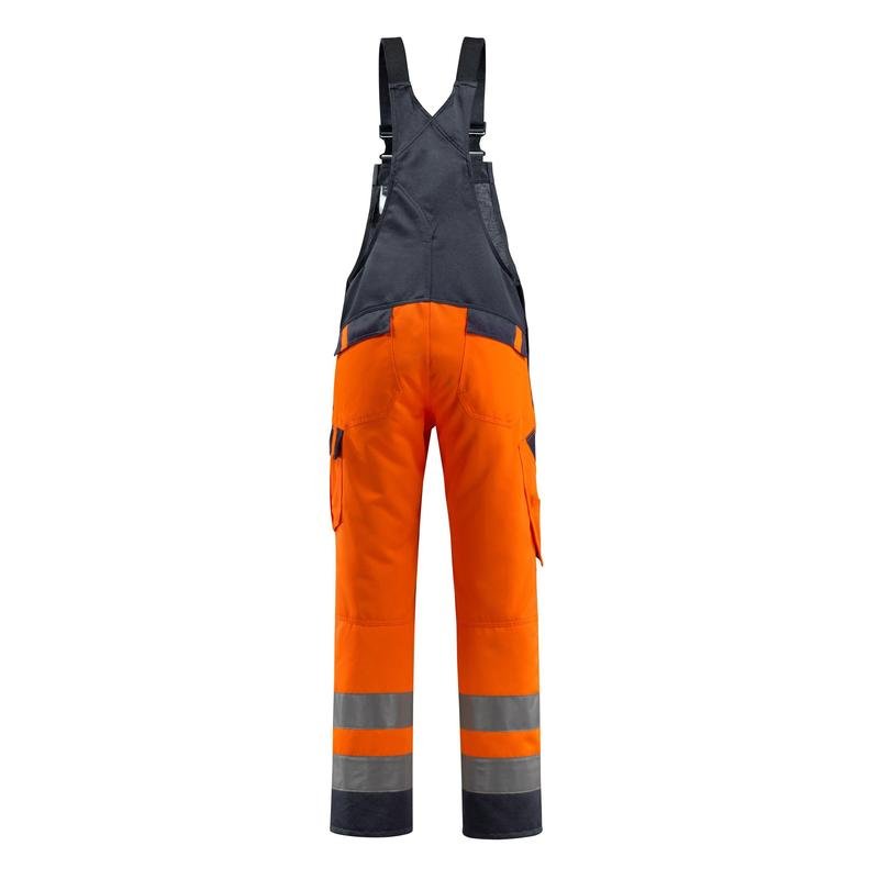 MASCOT® Gosford Dungarees, hi-vis oranssi/musta-sininen