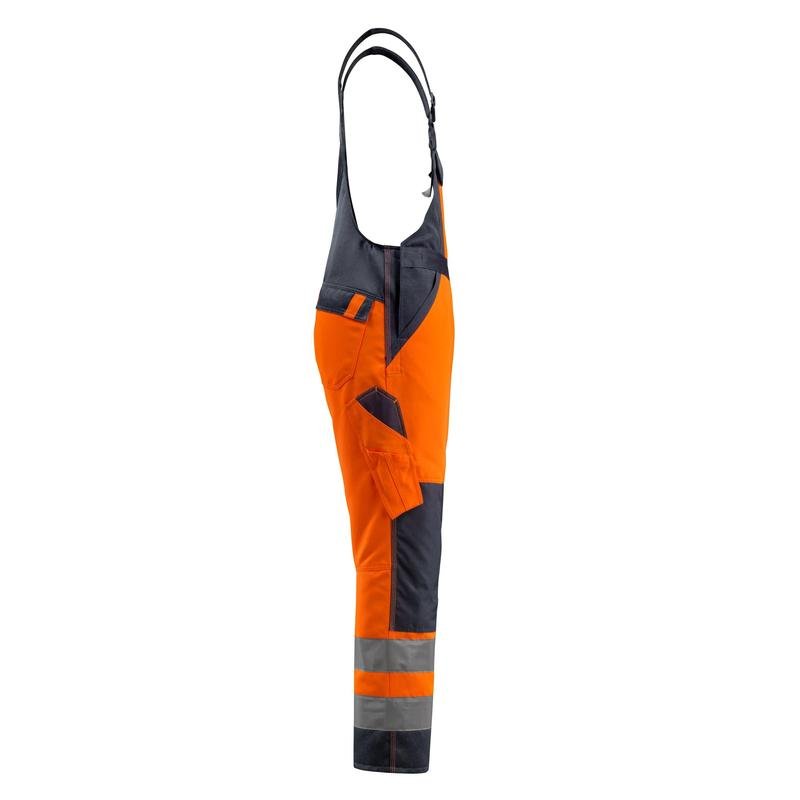 MASCOT® Gosford Dungarees, hi-vis oranssi/musta-sininen