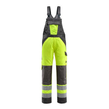 MASCOT® Gosford Dungarees, hi-vis keltainen/tumma antrasiitti