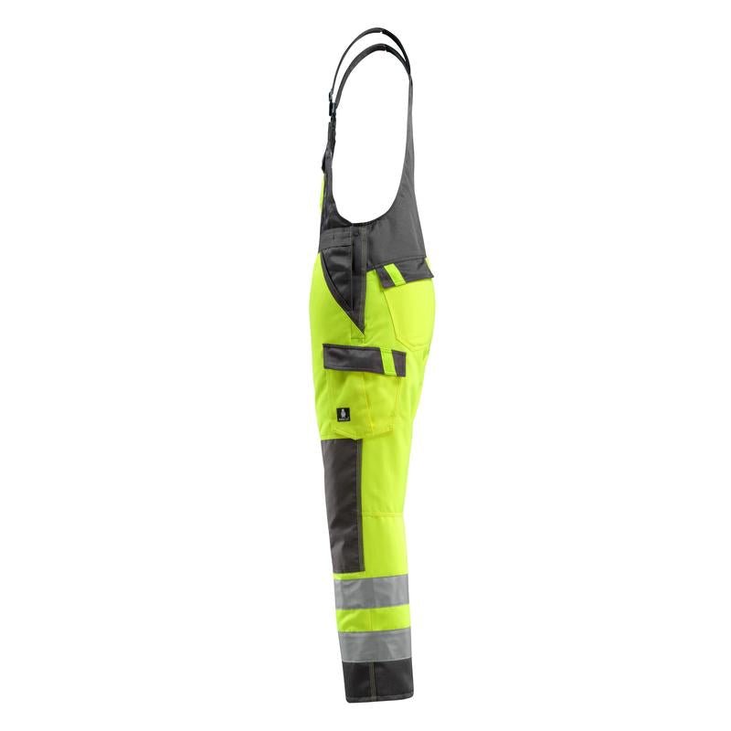 MASCOT® Gosford Dungarees, hi-vis keltainen/tumma antrasiitti