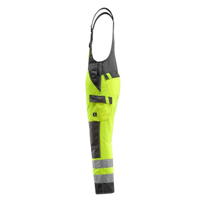 MASCOT® Gosford Dungarees, hi-vis keltainen/tumma antrasiitti