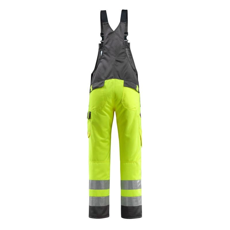 MASCOT® Gosford Dungarees, hi-vis keltainen/tumma antrasiitti
