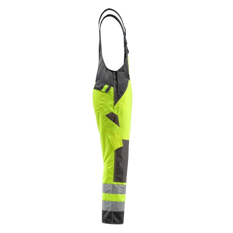 MASCOT® Gosford Dungarees, hi-vis keltainen/tumma antrasiitti