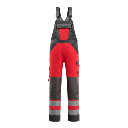 MASCOT® Gosford Dungarees, hi-vis punainen/tumma antrasiitti