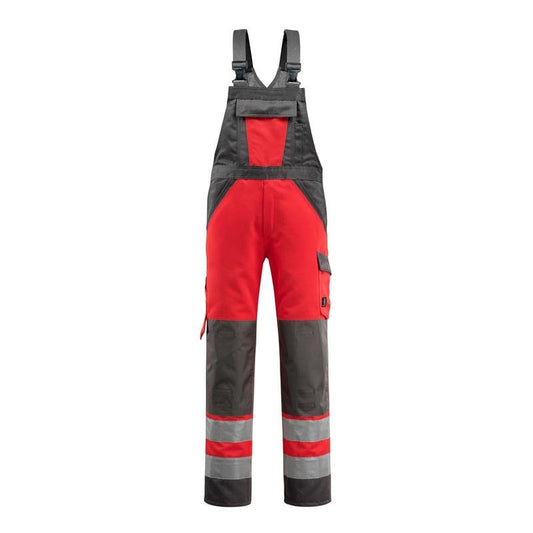 MASCOT® Gosford Dungarees, hi-vis punainen/tumma antrasiitti