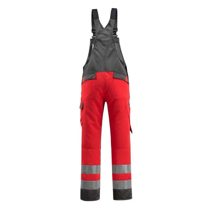 MASCOT® Gosford Dungarees, hi-vis punainen/tumma antrasiitti