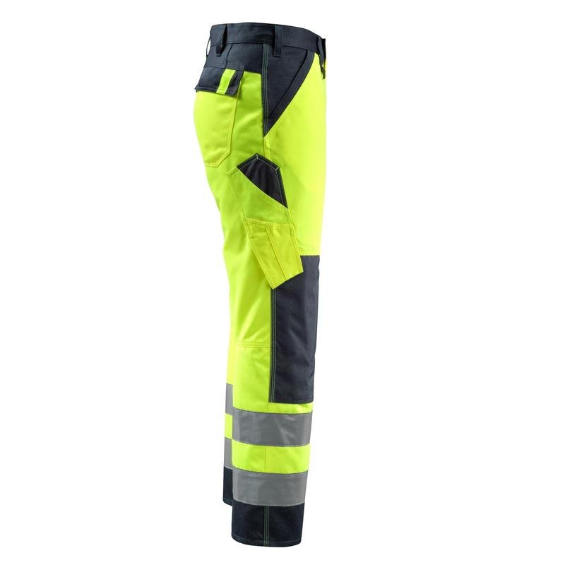 MASCOT® Maitland housut, hi-vis keltainen/musta-sininen