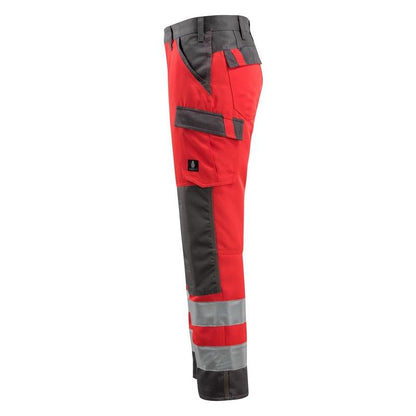 MASCOT® Maitland -housut, hi-vis-punainen/tumma antrasiitti