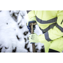 NITRAS WINTER BLOCKER, talvihanskat, neonkeltainen/sininen