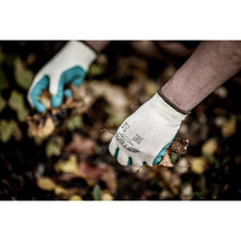 NITRAS GRIP, lateksikäsineet, keltainen/vihreä