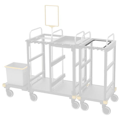 VERMOP-pidikekehys integroitu 1X120L, 46 x 35 x 6 cm