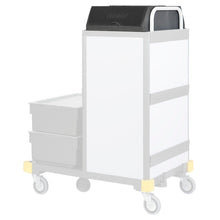 VERMOP kääntyvä kansi, antrasiitti, 51 x 37 x 14 cm