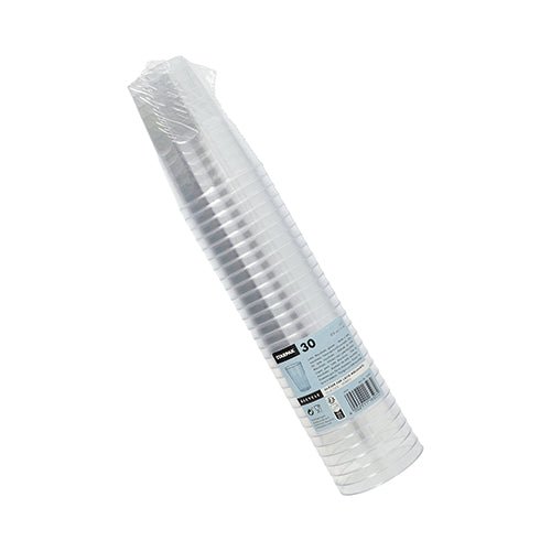 Pino Starpak 30 Latte Macchiato -laseja, PS 0,3 l Ø 8 cm · 11 cm lasinkirkas (30 kappaletta) on pakattu kutistekalvoon ja varustettu sivussa tuoteinformaatiotarralla.