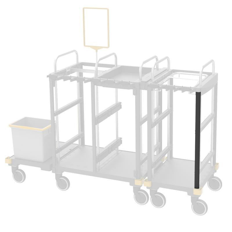 VERMOP kulmaprofiililista, antrasiitti 735mm, 74 x 4 x 2 cm