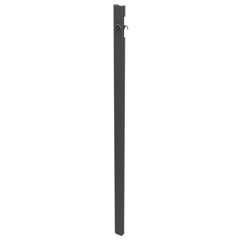 VERMOP kulmaprofiililista, lukko vasemmalla, sarana oikealla, 74 x 3 x 3 cm | 1 kappale 