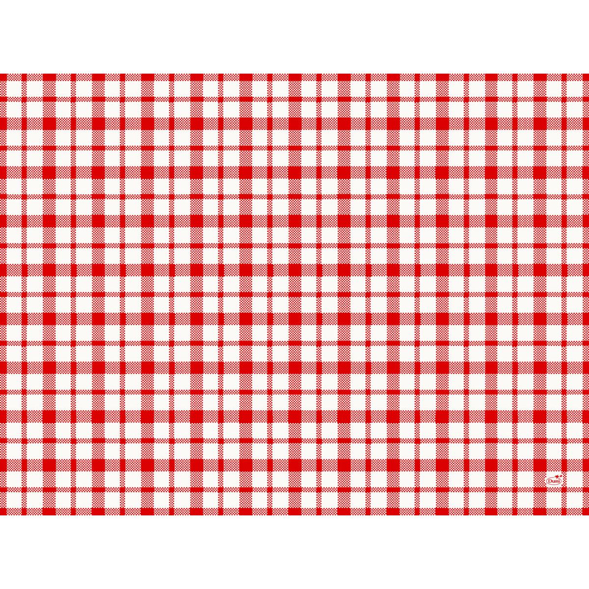 Duni GmbH:n 30x40 cm:n Giovanni-paperipöytätabletit punavalkoisella ruutukuvioisella gingham-designilla ovat ihanteellisia tyylikkääseen pöytäkoristeluun juhlissa ja tapahtumissa. Pakkaus, jossa on 250 kappaletta - täydellinen ravintola-alalle!