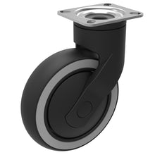 VERMOP kääntyvä pyörä 125 mm, 16 x 7 x 14 cm