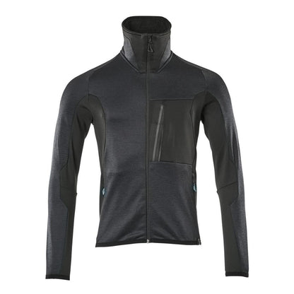 Fleece-villapaita vetoketjulla mikrofleece-takki